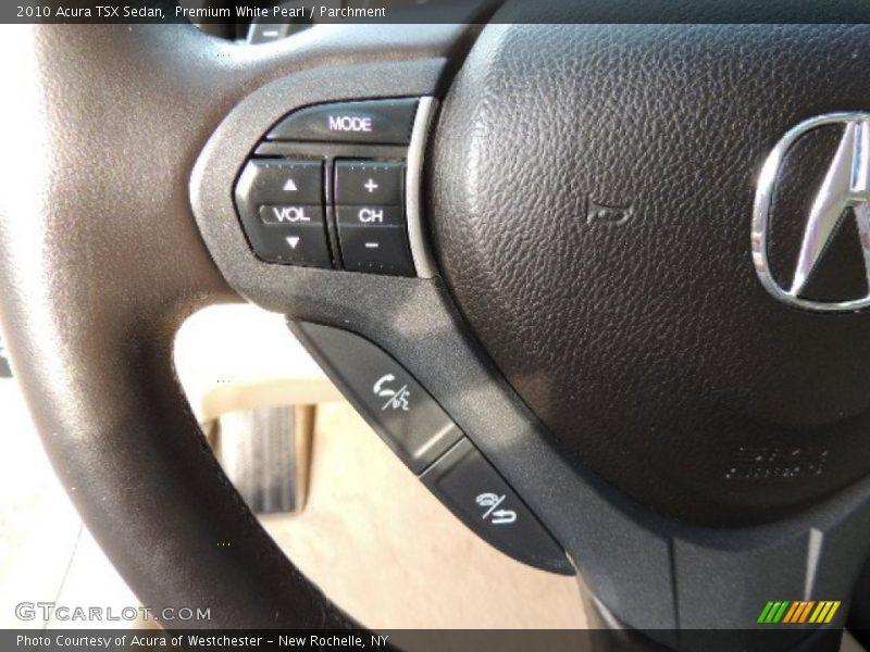 Premium White Pearl / Parchment 2010 Acura TSX Sedan