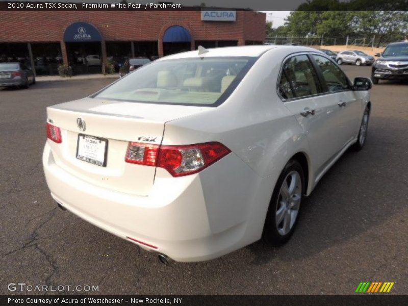 Premium White Pearl / Parchment 2010 Acura TSX Sedan