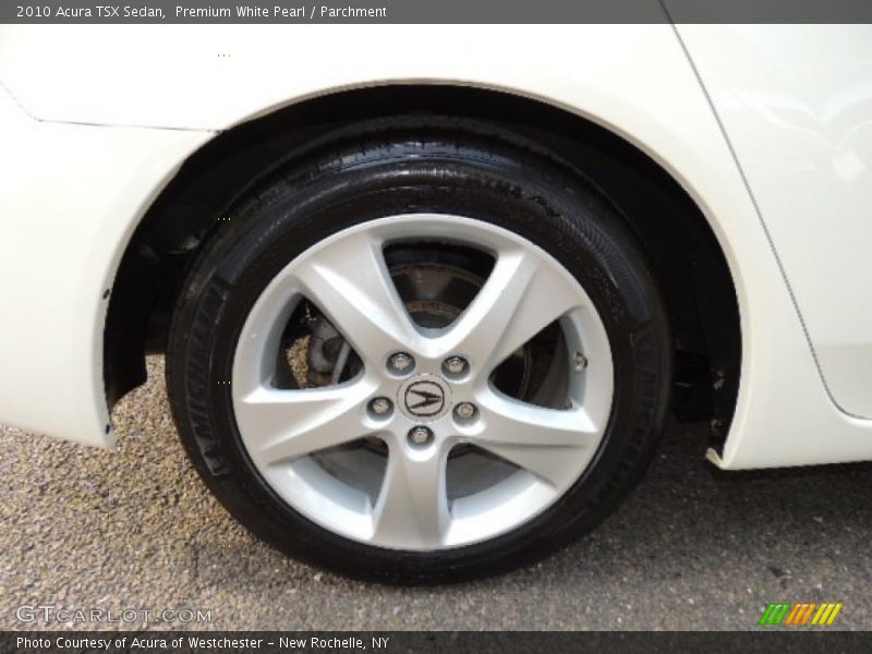 Premium White Pearl / Parchment 2010 Acura TSX Sedan