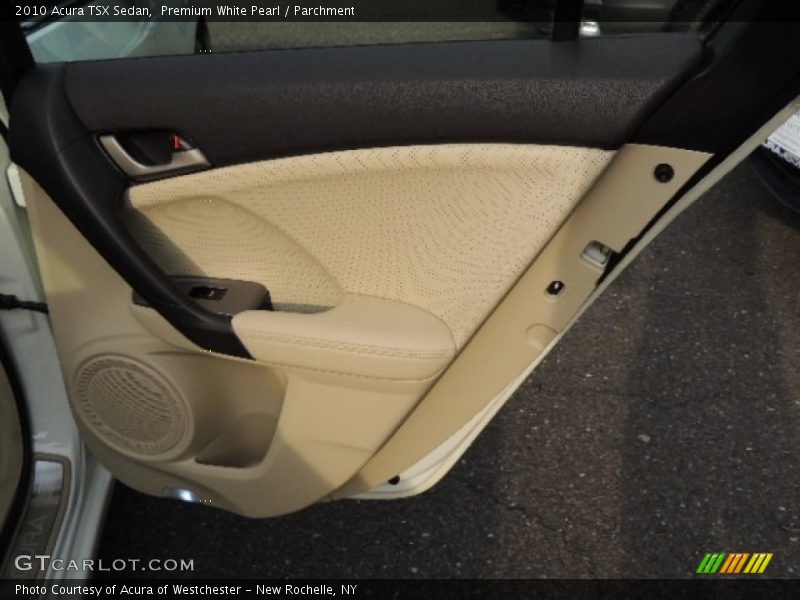 Premium White Pearl / Parchment 2010 Acura TSX Sedan