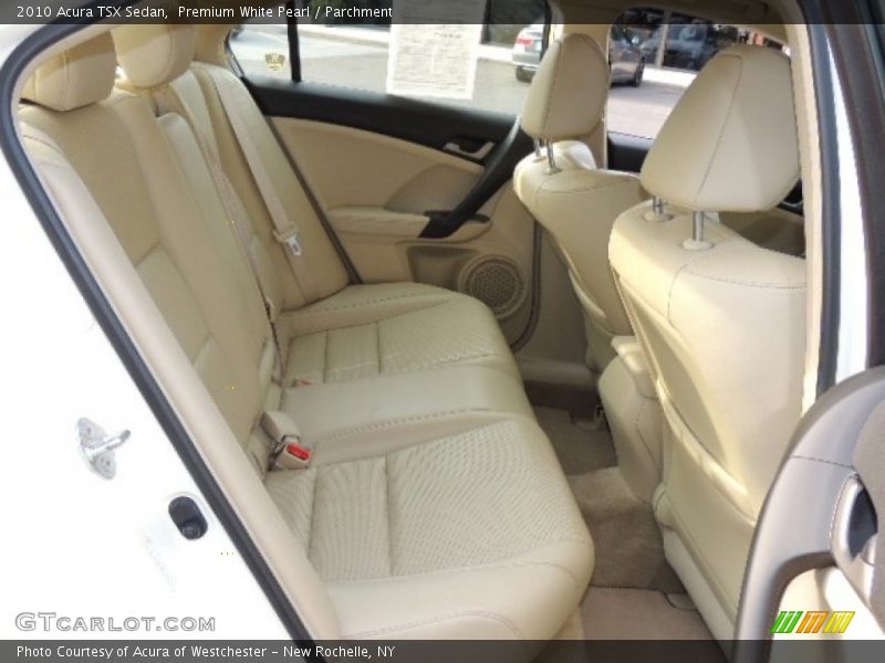 Premium White Pearl / Parchment 2010 Acura TSX Sedan