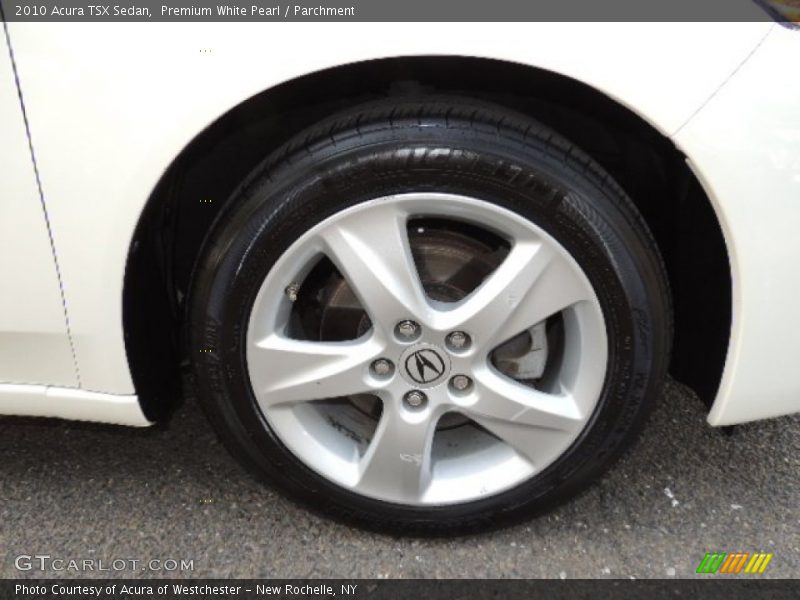 Premium White Pearl / Parchment 2010 Acura TSX Sedan