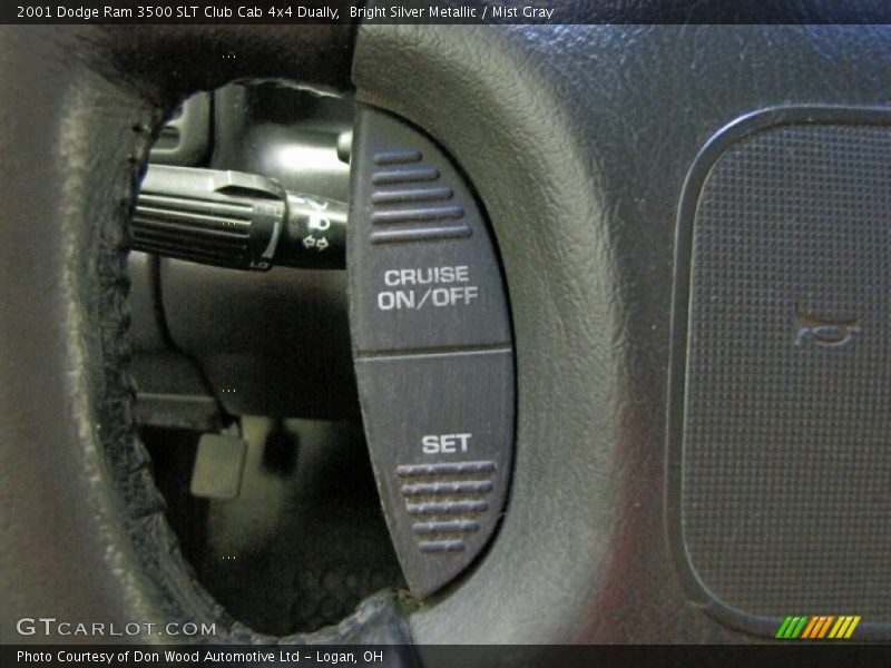 Bright Silver Metallic / Mist Gray 2001 Dodge Ram 3500 SLT Club Cab 4x4 Dually