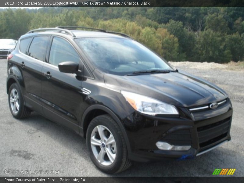 Kodiak Brown Metallic / Charcoal Black 2013 Ford Escape SE 2.0L EcoBoost 4WD