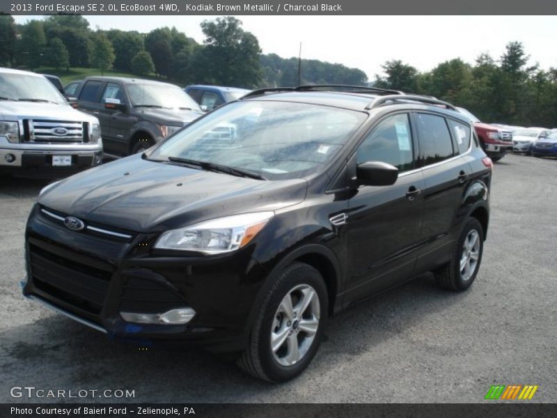Kodiak Brown Metallic / Charcoal Black 2013 Ford Escape SE 2.0L EcoBoost 4WD