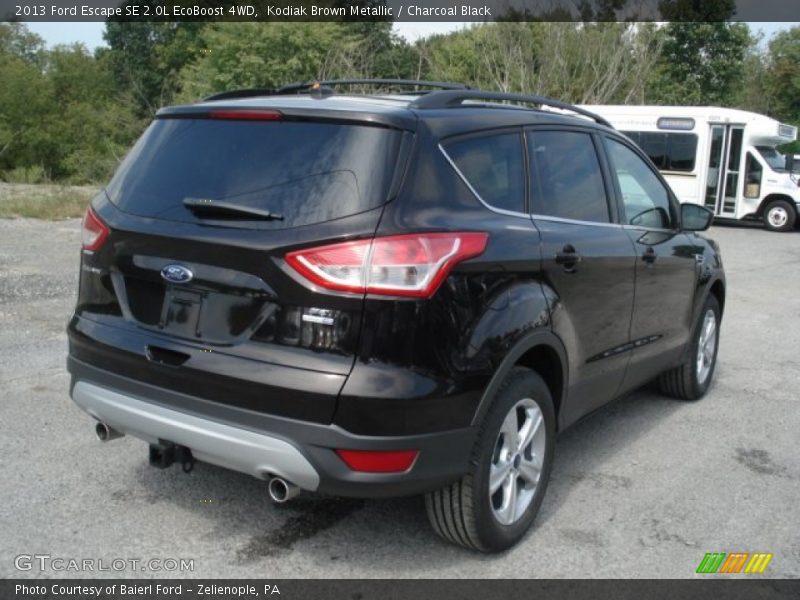 Kodiak Brown Metallic / Charcoal Black 2013 Ford Escape SE 2.0L EcoBoost 4WD