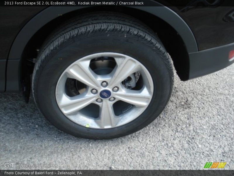 Kodiak Brown Metallic / Charcoal Black 2013 Ford Escape SE 2.0L EcoBoost 4WD