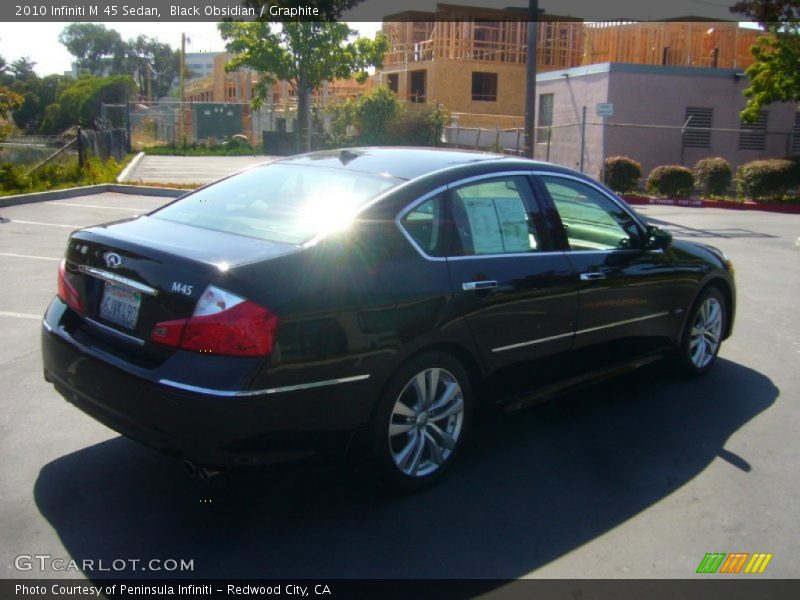 Black Obsidian / Graphite 2010 Infiniti M 45 Sedan