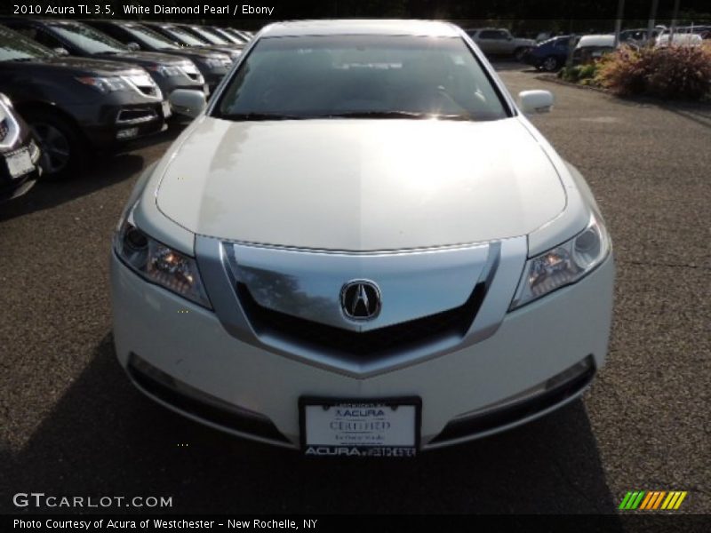 White Diamond Pearl / Ebony 2010 Acura TL 3.5