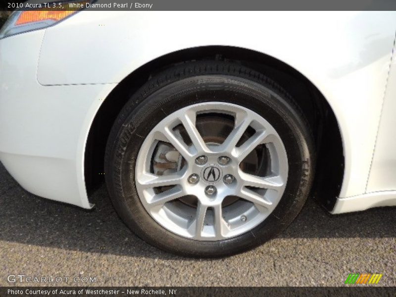 White Diamond Pearl / Ebony 2010 Acura TL 3.5