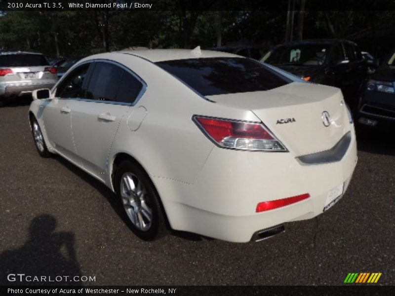 White Diamond Pearl / Ebony 2010 Acura TL 3.5