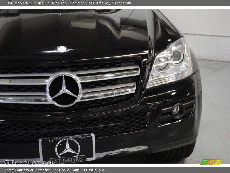 Obsidian Black Metallic / Macadamia 2008 Mercedes-Benz GL 450 4Matic