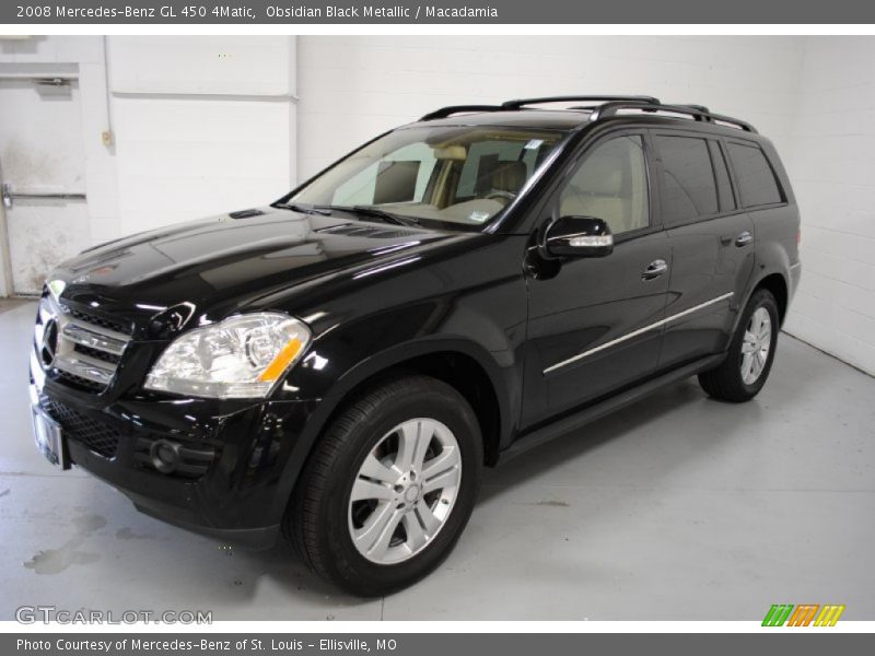 Obsidian Black Metallic / Macadamia 2008 Mercedes-Benz GL 450 4Matic