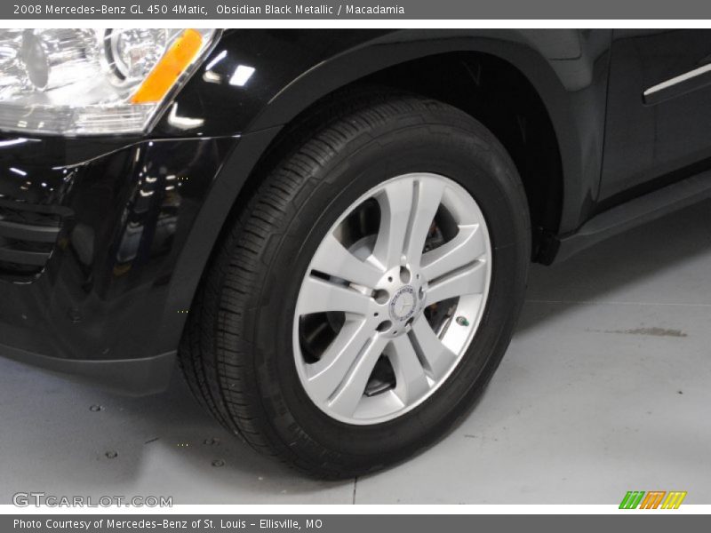 Obsidian Black Metallic / Macadamia 2008 Mercedes-Benz GL 450 4Matic