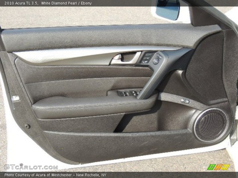 White Diamond Pearl / Ebony 2010 Acura TL 3.5