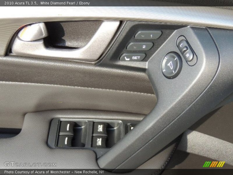 White Diamond Pearl / Ebony 2010 Acura TL 3.5