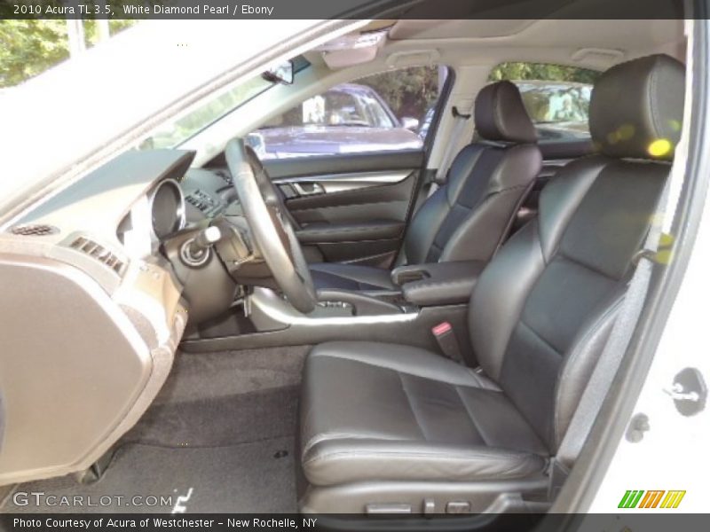 White Diamond Pearl / Ebony 2010 Acura TL 3.5