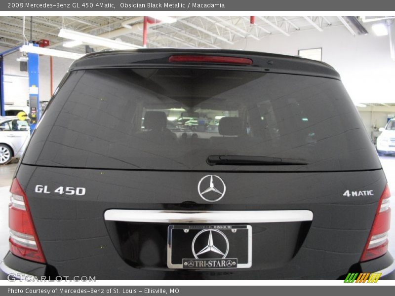 Obsidian Black Metallic / Macadamia 2008 Mercedes-Benz GL 450 4Matic