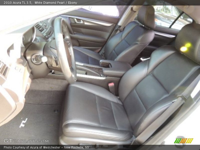 White Diamond Pearl / Ebony 2010 Acura TL 3.5
