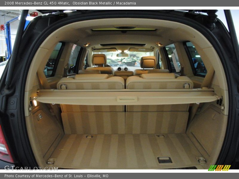 Obsidian Black Metallic / Macadamia 2008 Mercedes-Benz GL 450 4Matic