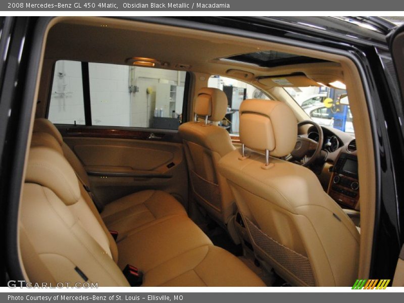 Obsidian Black Metallic / Macadamia 2008 Mercedes-Benz GL 450 4Matic