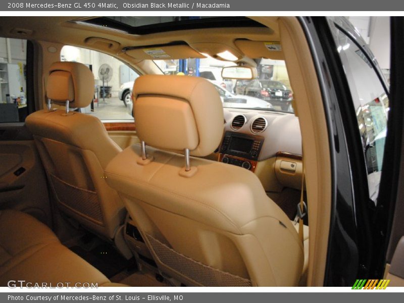 Obsidian Black Metallic / Macadamia 2008 Mercedes-Benz GL 450 4Matic