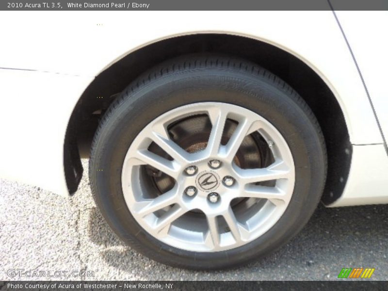 White Diamond Pearl / Ebony 2010 Acura TL 3.5