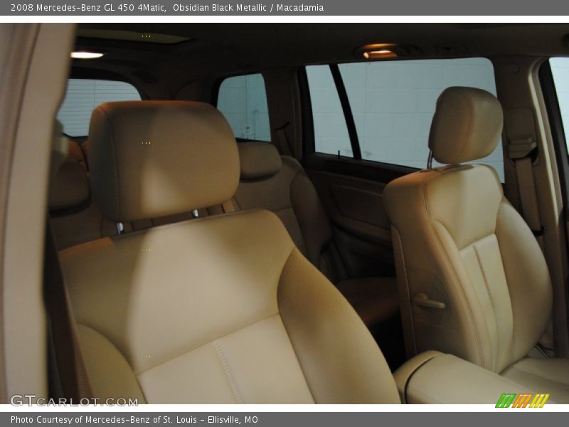 Obsidian Black Metallic / Macadamia 2008 Mercedes-Benz GL 450 4Matic