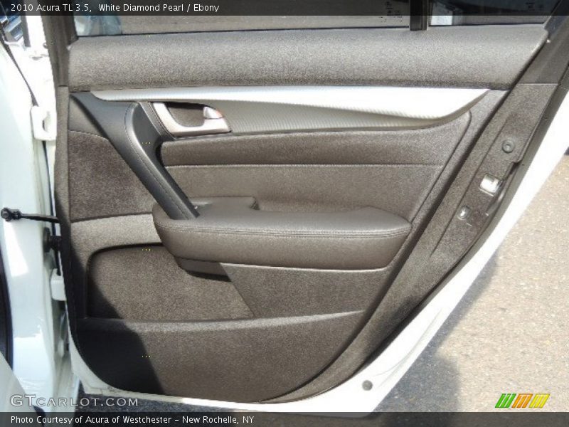 White Diamond Pearl / Ebony 2010 Acura TL 3.5