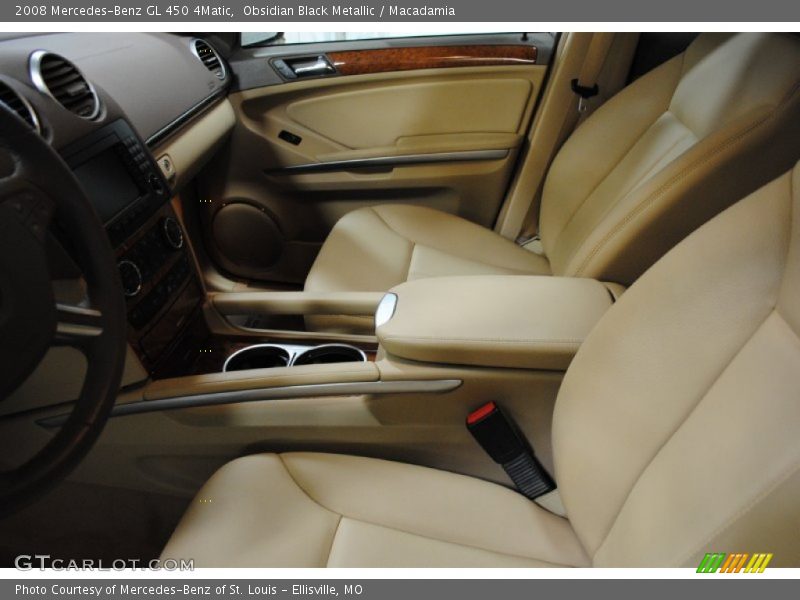 Obsidian Black Metallic / Macadamia 2008 Mercedes-Benz GL 450 4Matic