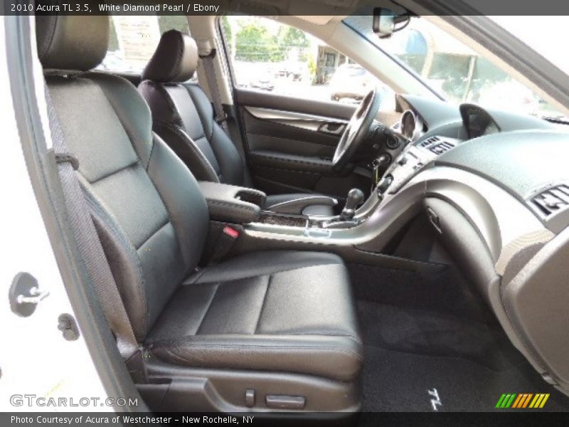White Diamond Pearl / Ebony 2010 Acura TL 3.5