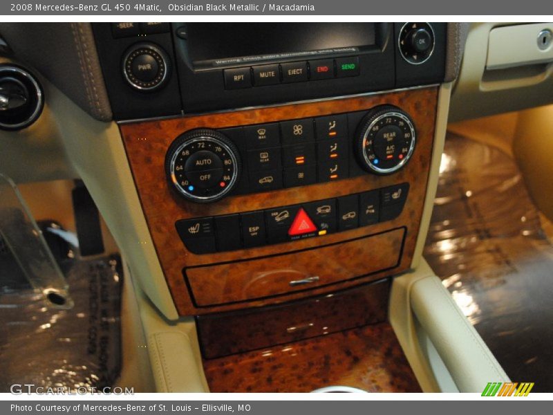 Obsidian Black Metallic / Macadamia 2008 Mercedes-Benz GL 450 4Matic
