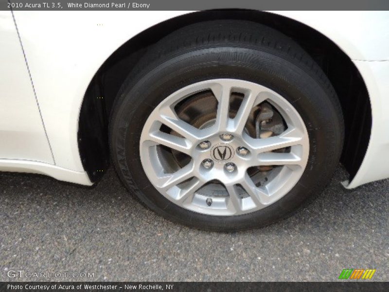 White Diamond Pearl / Ebony 2010 Acura TL 3.5