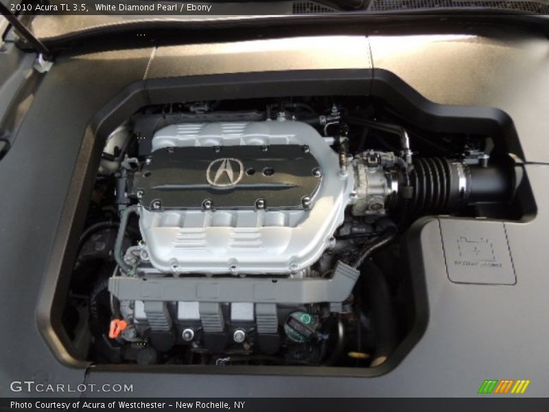 White Diamond Pearl / Ebony 2010 Acura TL 3.5