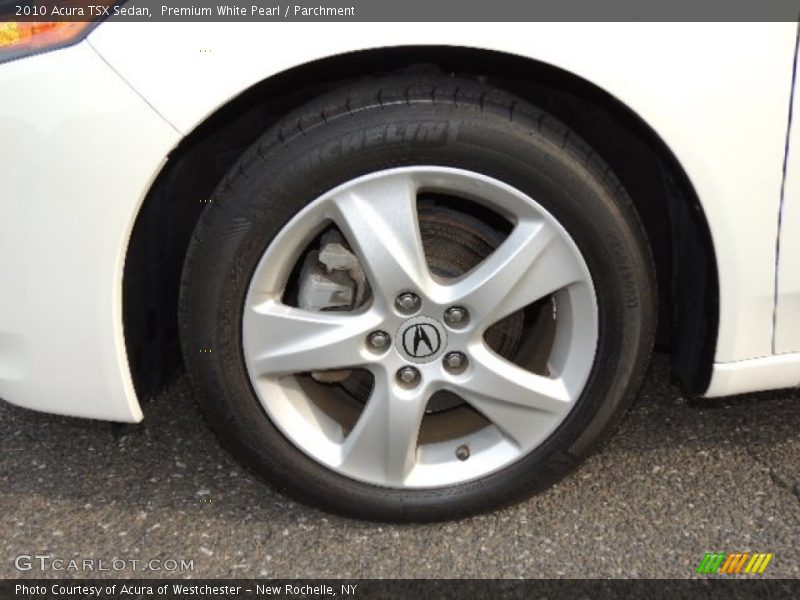 Premium White Pearl / Parchment 2010 Acura TSX Sedan