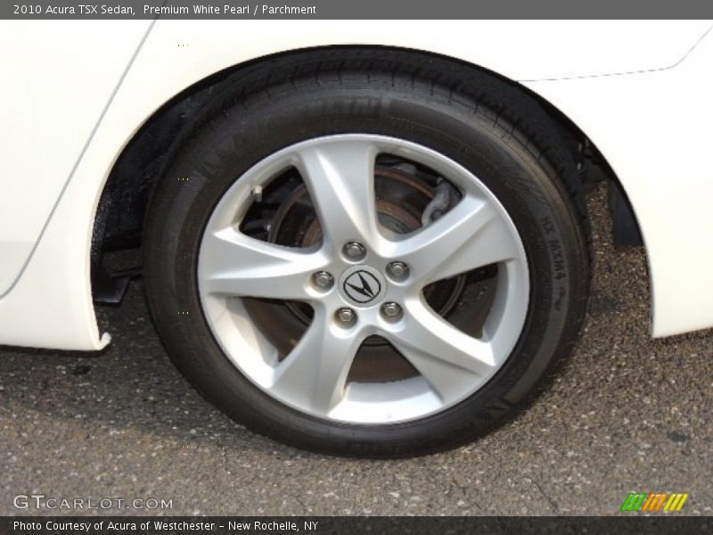Premium White Pearl / Parchment 2010 Acura TSX Sedan