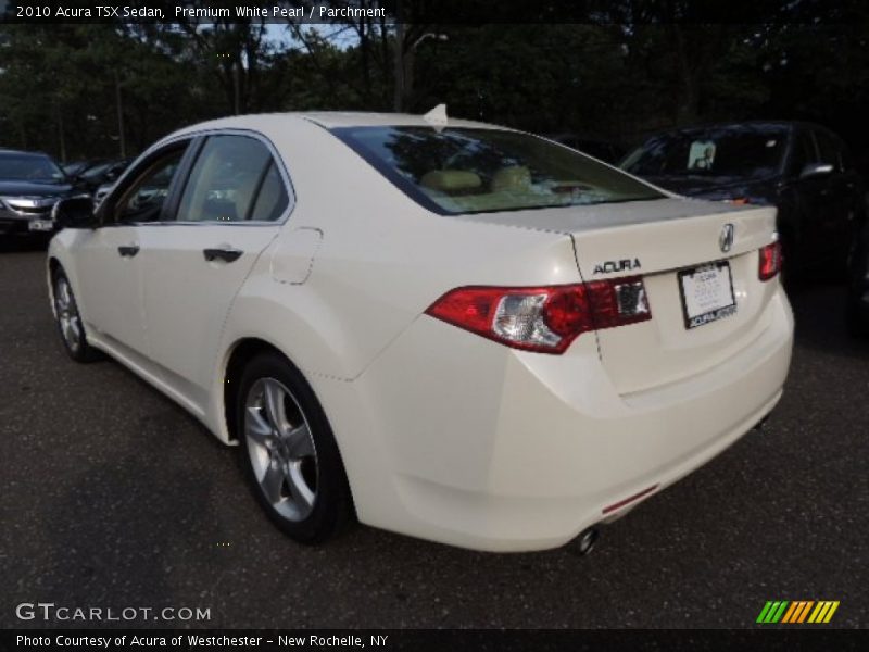 Premium White Pearl / Parchment 2010 Acura TSX Sedan