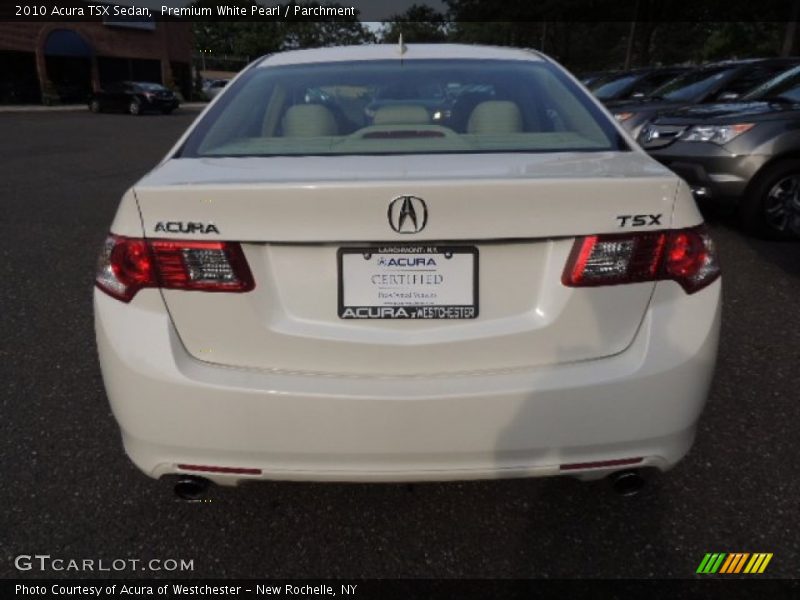 Premium White Pearl / Parchment 2010 Acura TSX Sedan