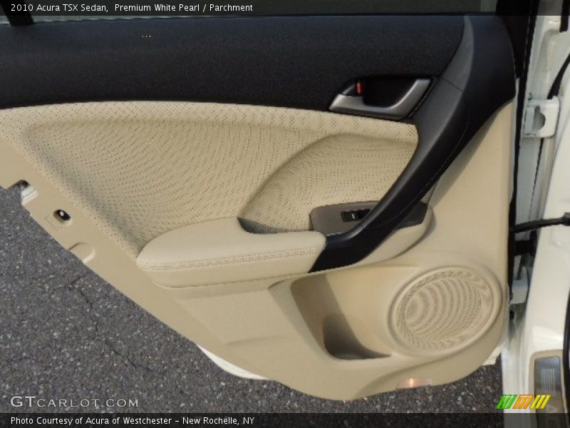 Premium White Pearl / Parchment 2010 Acura TSX Sedan