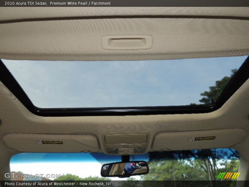 Premium White Pearl / Parchment 2010 Acura TSX Sedan