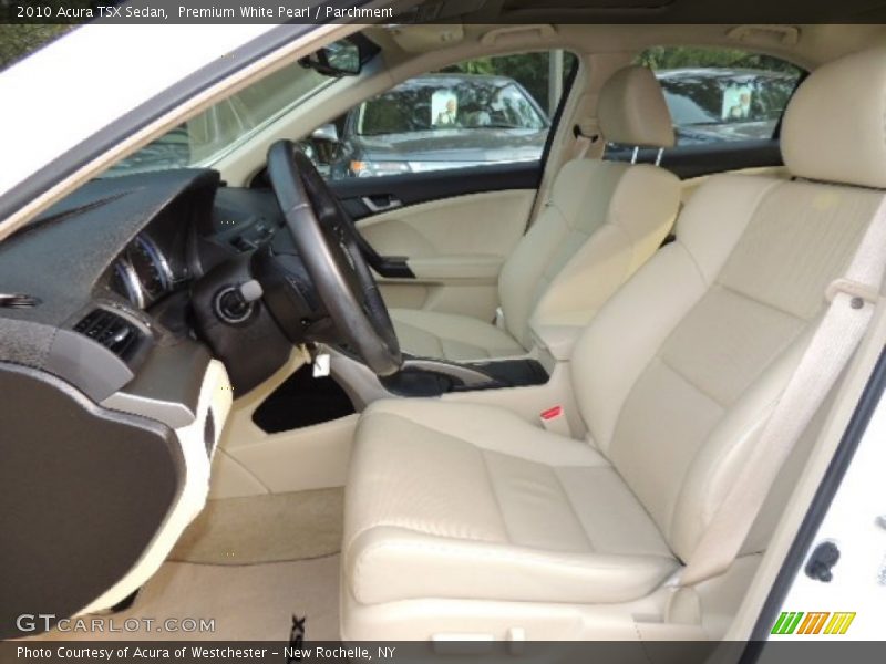 Premium White Pearl / Parchment 2010 Acura TSX Sedan
