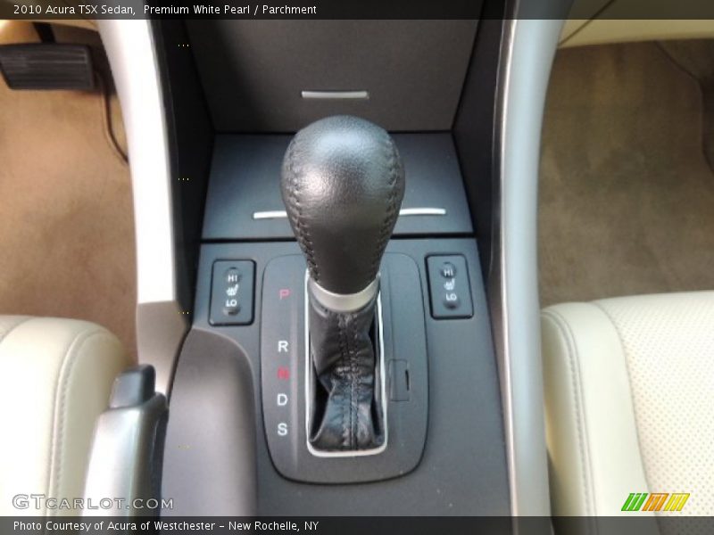 Premium White Pearl / Parchment 2010 Acura TSX Sedan
