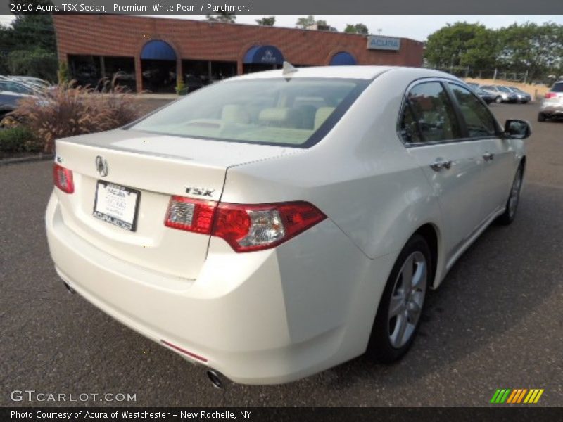Premium White Pearl / Parchment 2010 Acura TSX Sedan