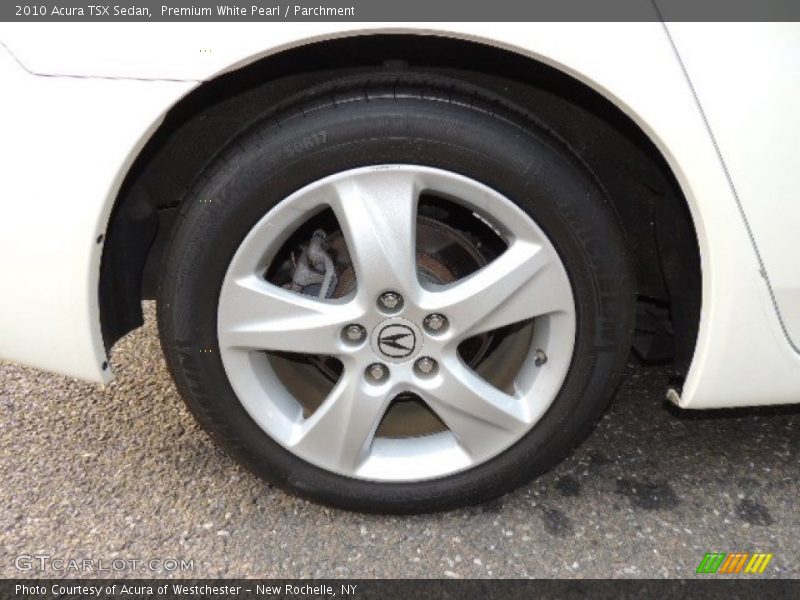 Premium White Pearl / Parchment 2010 Acura TSX Sedan