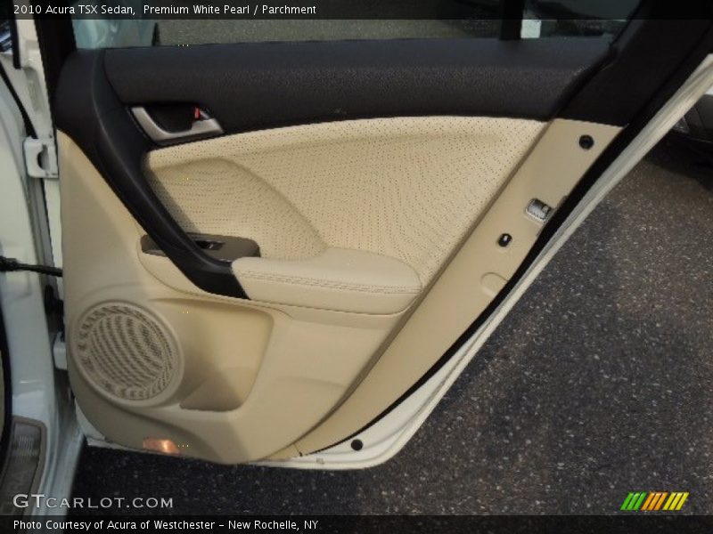 Premium White Pearl / Parchment 2010 Acura TSX Sedan