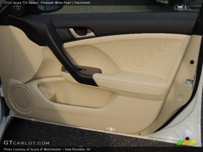 Premium White Pearl / Parchment 2010 Acura TSX Sedan