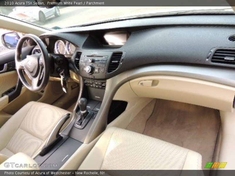 Premium White Pearl / Parchment 2010 Acura TSX Sedan