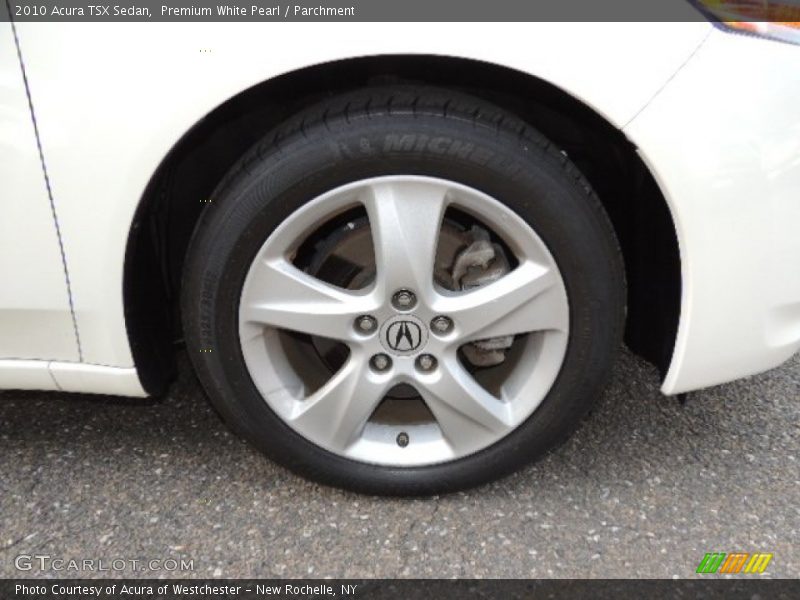 Premium White Pearl / Parchment 2010 Acura TSX Sedan