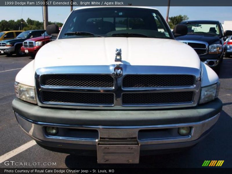 Bright White / Agate Black 1999 Dodge Ram 1500 SLT Extended Cab