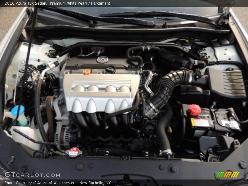 Premium White Pearl / Parchment 2010 Acura TSX Sedan